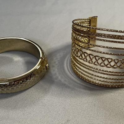 Gold Tone Bracelets