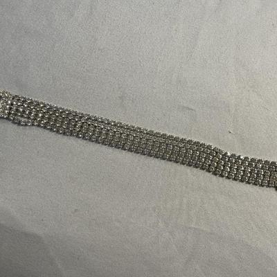 5 Strand Rhinestone Bracelet