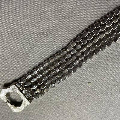 5 Strand Rhinestone Bracelet