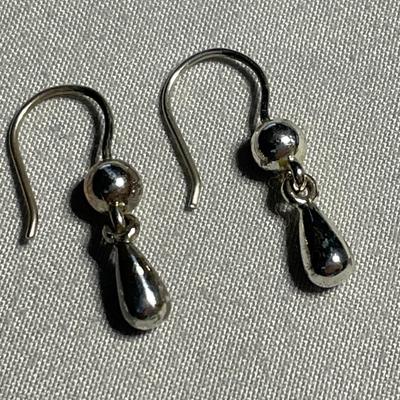 Sterling Silver Tear Drop Earrings