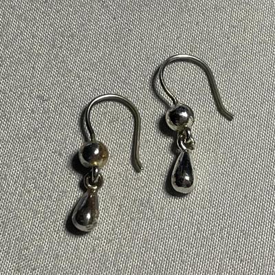Sterling Silver Tear Drop Earrings