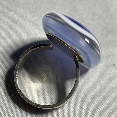 Art Glass Bracelet and Ring