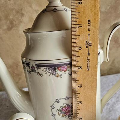 Minton Fine China teapot, Sugar Bowl and Creamer