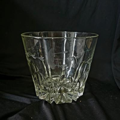 Vintage Princess House Cut Glass Ice Bucket