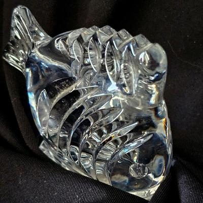 Clear Vintage Glass Fish