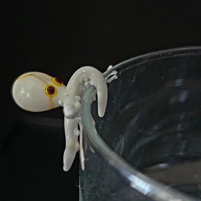 Venetian Glass Animal Drink Markers small vintage glass animals for parties
