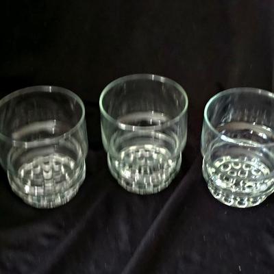 Set of Three Crystal Highball Glasses