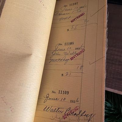 Vintage Sylva Supply Co Checkbook Register
