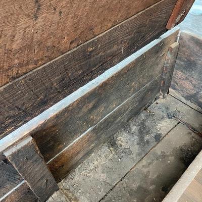 Huge Oak Storage or Shipping Chest - Sylva Supply