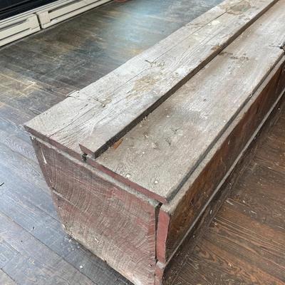 Huge Oak Storage or Shipping Chest - Sylva Supply