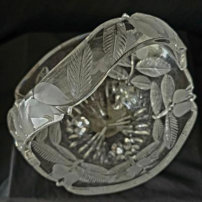 Cut Crystal Basket
