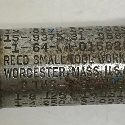 Vintage Measuring Tool - Small Micrometer Reed Small Tool Works of Worchester MA