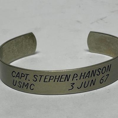 Prisoner of War Remembrance Bracelet - Vietnam POW-MIA Bracelet USMC