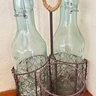 Vintage Milk Bottle Collection - Estate Fresh