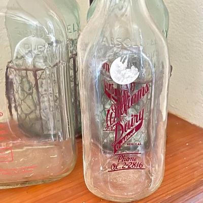 Vintage Milk Bottle Collection - Estate Fresh