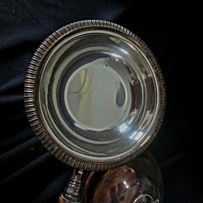 Vintage Silver Plate Silent Butler