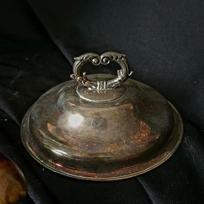 Vintage Silver Plate Silent Butler