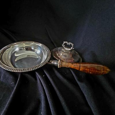 Vintage Silver Plate Silent Butler