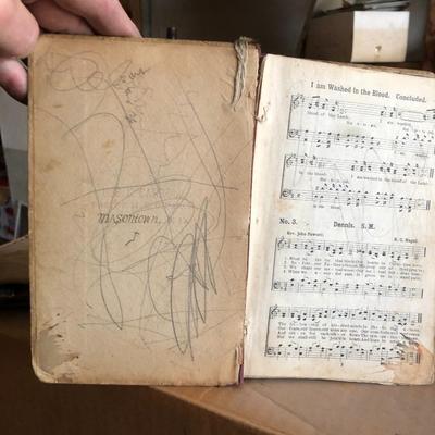 Vintage and Well Loved Crowning Day Hymn Book, Issued in Masontown, WV