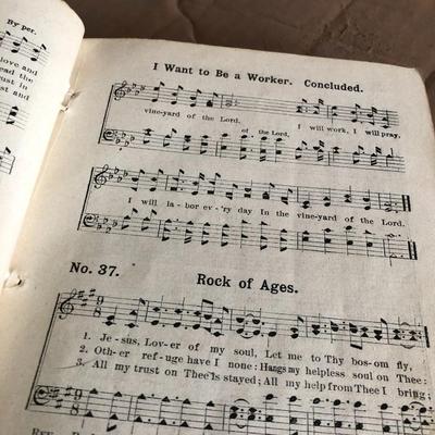 Vintage and Well Loved Crowning Day Hymn Book, Issued in Masontown, WV