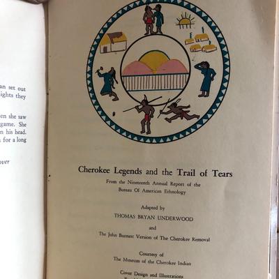 Vintage Cherokee Legends and the Trail of Tears Book