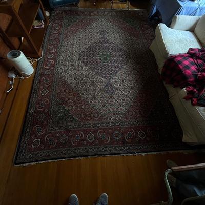 Persian Handmade Bidjar - Antique Rug with original tag, 8.5" x 12"