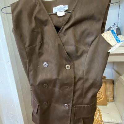 VINTAGE CLOTHING! Set of Vest, Pants, and Skirt Lot Six BOBBIE BROOKS