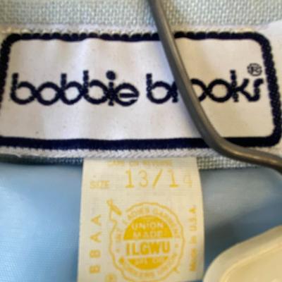 VINTAGE CLOTHING! Baby Blue Blazer and Pants Set : Lot Eight BOBBIE BROOKS