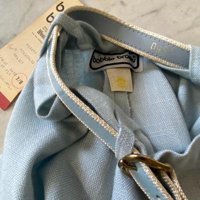 VINTAGE CLOTHING! Baby Blue Blazer and Pants Set : Lot Eight BOBBIE BROOKS