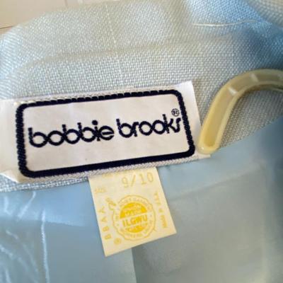 VINTAGE CLOTHING! Baby Blue Blazer and Pants Set : Lot Eight BOBBIE BROOKS