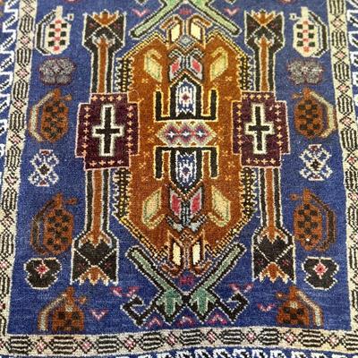 VINTAGE PERSIAN BALUCHI RUG 3' x 5'