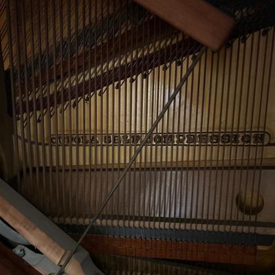 Antique Steinway & Sons Mahogany Upright Piano