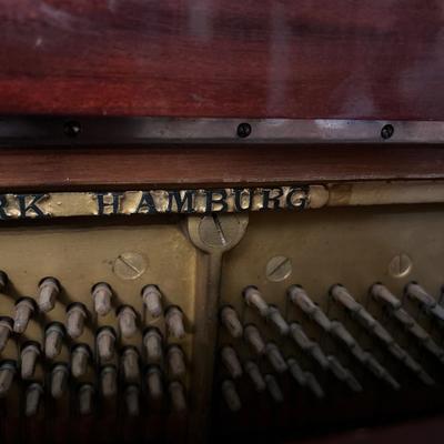 Antique Steinway & Sons Mahogany Upright Piano
