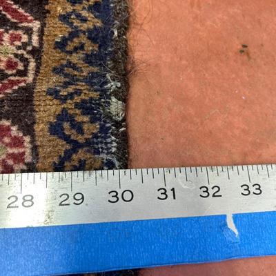 Ivory and Blue Malayer rug - Estate Fresh