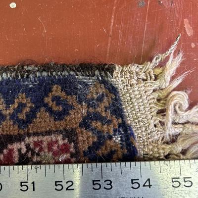 Ivory and Blue Malayer rug - Estate Fresh