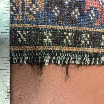 Antique 1900-1930s Turkish Tribal Rug / Turkish Oushak Kilim Rug