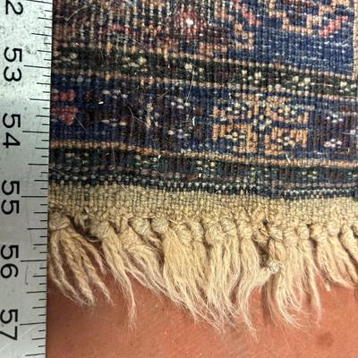 Antique 1900-1930s Turkish Tribal Rug / Turkish Oushak Kilim Rug