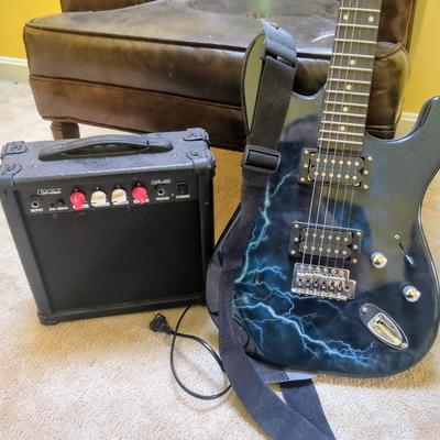 Electric Guitar and Amp Set