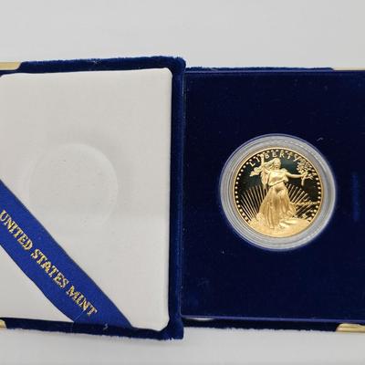 1987-W One Ounce American Gold Eagle Proof