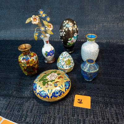 Group of Cloisonne Items