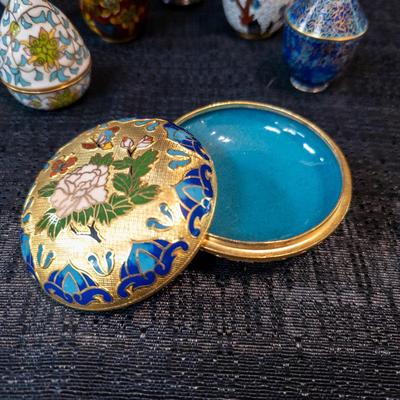 Group of Cloisonne Items