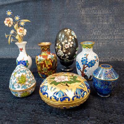 Group of Cloisonne Items