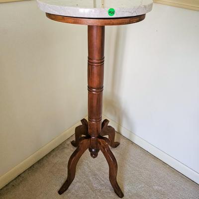 Marble Top Plant Stand