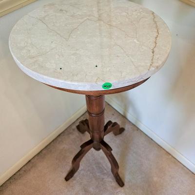 Marble Top Plant Stand