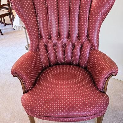 Upholstered Wingback Chair