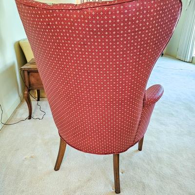 Upholstered Wingback Chair