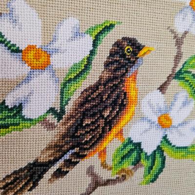 Vintage Needlepoint - Bird