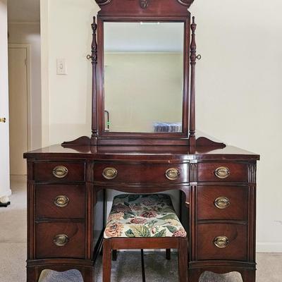 Drexel Mahogany Vanity