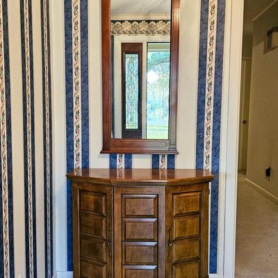 Entry Cabinet and Mirror