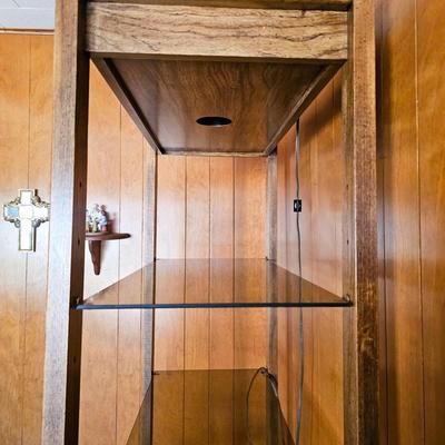 Etagere with Glass Shelves